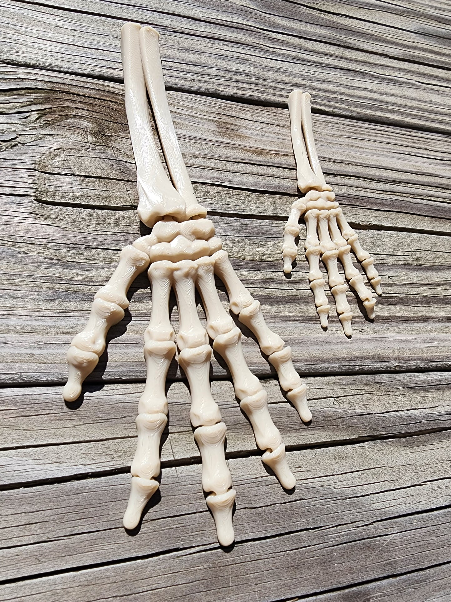 Articulated Skeleton Hand Fidget Toy – Unique Halloween Decoration – Custom Colors & Sizes Available!
